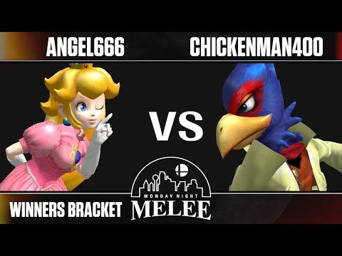 MNM 435 - Winners Semis - Angel666 (Peach) VS Chickenman400 (Falco) - SSBM