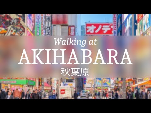 Walking at Akihabara: Electronic Town, Otaku Heaven, Maid Coffee