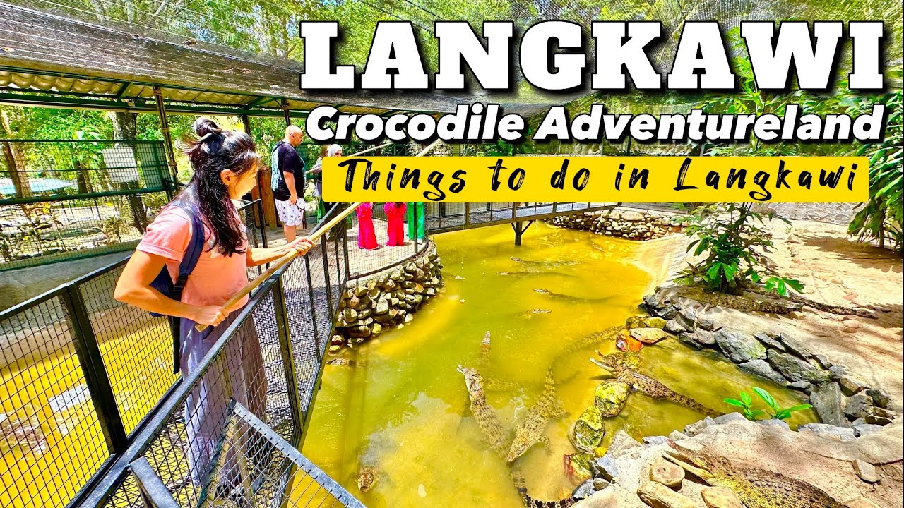 Experience Crocodile Adventureland Langkawi and see massive crocodiles up close!