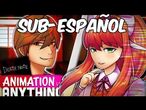 Light Yagami vs Monika - Rap Battle! (ANIMATION VS ANYTHING: CH. II) SUB-ESPAÑOL 