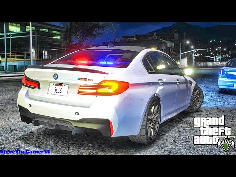 Playing GTA 5 As A POLICE OFFICER Gang Unit Patrol🔥🔥||  GTA 5 Lspdfr Mod|  4K