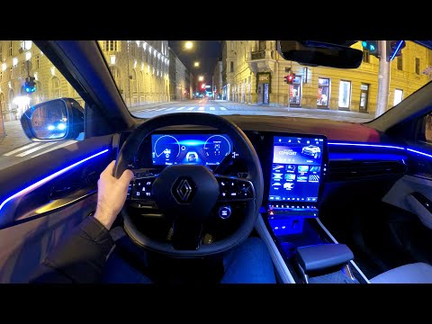 New RENAULT ESPACE 2024 - NIGHT POV test drive (PURE DRIVING) Hybrid 200 HP