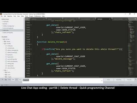 Live chat app | Part05 Javascript basics | Javascript AJAX HTML CSS JSON PHP MYSQL Tutorial