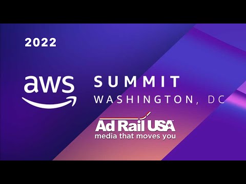Ad Rail USA - Escalator Handrail Sponsorship at AWS Summit 2022 - Washington, DC
