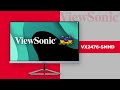 ViewSonic 24” VX2476-SMHD Monitor