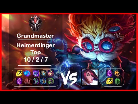 KR GrandMaster Replays Top Heimerdinger vs Fiora Ep.3267