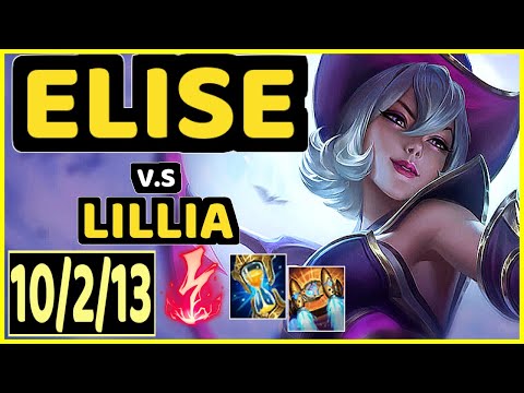 JANKOS (ELISE) vs LILLIA - 10/2/13 KDA JUNGLE CHALLENGER GAMEPLAY - EUW