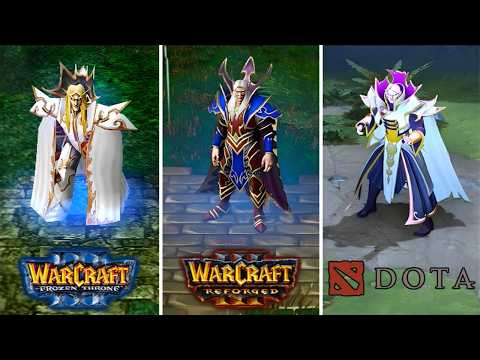 DotA 1 vs DotA Reforged vs Dota 2 - Every Hero Compared
