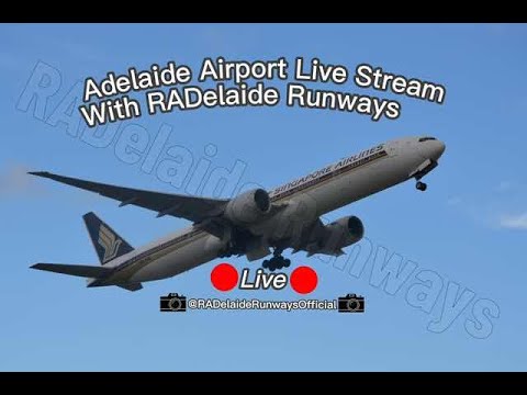 🔴🔴✈️LIVE PLANESPOTTING @ ADELAIDE AIRPORT : WITH RADELAIDE RUNWAYS
