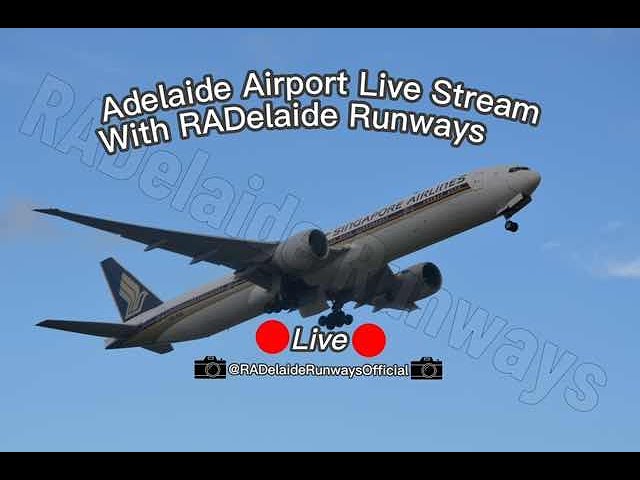 🔴🔴✈️LIVE PLANESPOTTING @ ADELAIDE AIRPORT : WITH RADELAIDE RUNWAYS SDDEFAULT Thumbnail
