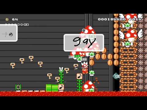 HELL AWAITS HOLD→+YKEEP RUN :-) by smiley 一SUPER MARIO MAKER一 No Commentary 1AL 1AN