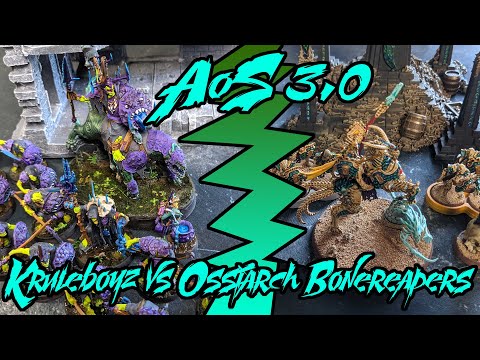 AoS 3.0 Kruleboyz vs Ossiarch Bonereapers Path to Glory