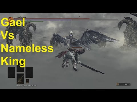 Dark Souls 3 Slave Knight Gael vs Nameless King - Epic Battle of Titans