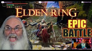 Elden Ring Battle with Crucible Knight Epic Battle