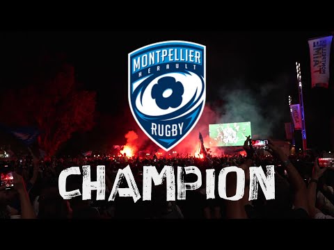 Les images de la victoire de Montpellier en finale du Top 14 sur la place de la Comédie ! 🔥🔥🔥