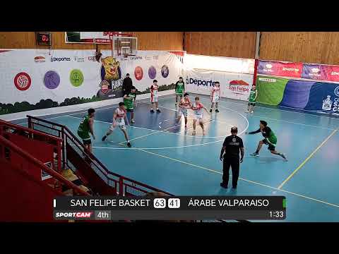 San felipe basket vs Árabe valparaiso -costa andina u21