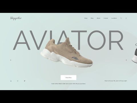 Shoe Shop Website Design In Adobe Xd