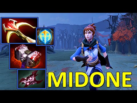 MARCI SMG.MIDONE WITH SKULL BASHER AND DAEDALUS | DOTA 2 7.32 GAMEPLAY