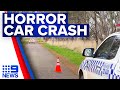 Four teenagers killed, another fighting for life after horror crash in Victoria | 9 News Australia