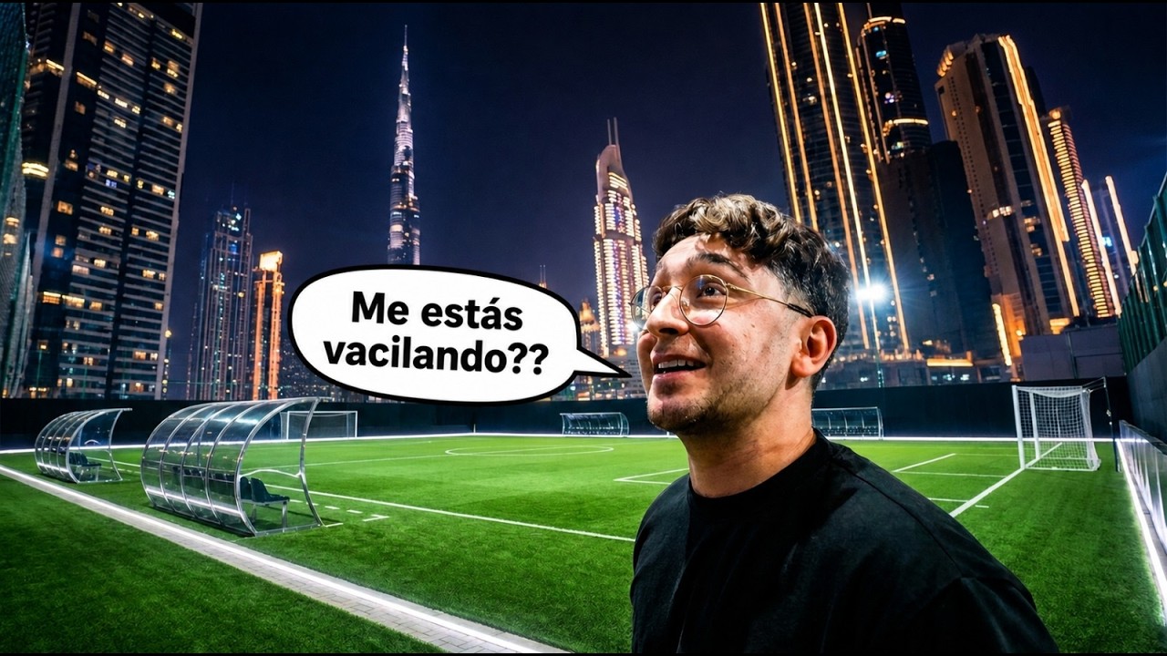 Jugué en el CAMPO de los MILLONARIOS de DUBAI 🤑💰