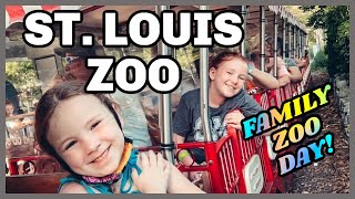 FAMILY ZOO DAY - Exploring St. Louis - St. Louis Zoo Tour 2021 - Forest Park Picnic - Zoo Train