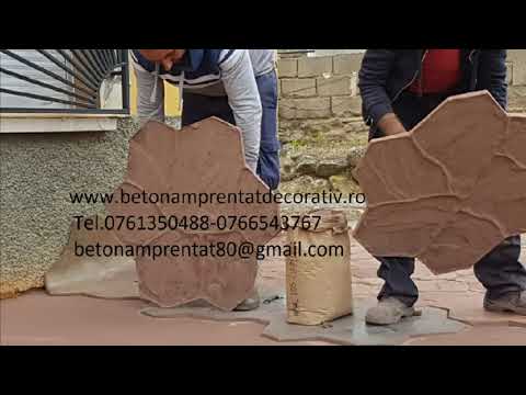 Beton Amprentat Merenii de Jos -Teleorman Tel.0761350488 -0766543767