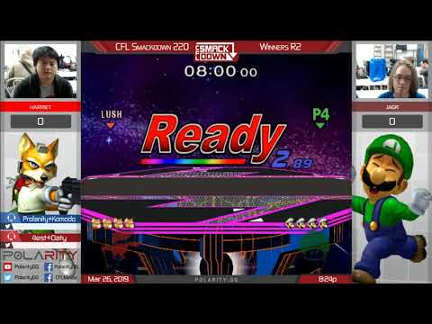 CFL Smackdown 220 Melee - Harriet (Fox) vs Jagr (Luigi) - Winners R2