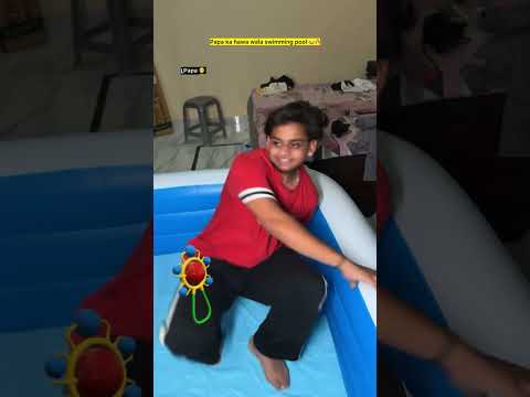 Hawa wala swimming pool 😂🔥| Indian family #shorts #indian #chaman #relatable #chotabhai #bachpan