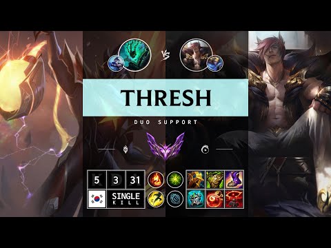 Thresh Support vs Sett - KR Master Patch 14.13