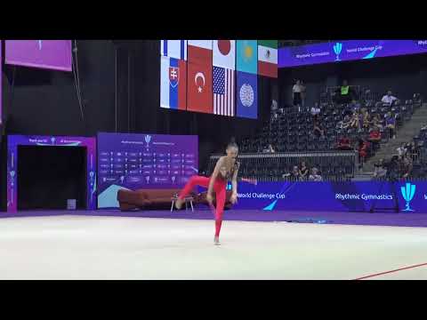 BAKATOVA Sabina KAZ  CLUBS  FIG Rhythmic Gymnastics World Challenge Cup CLUJ NAPOCA