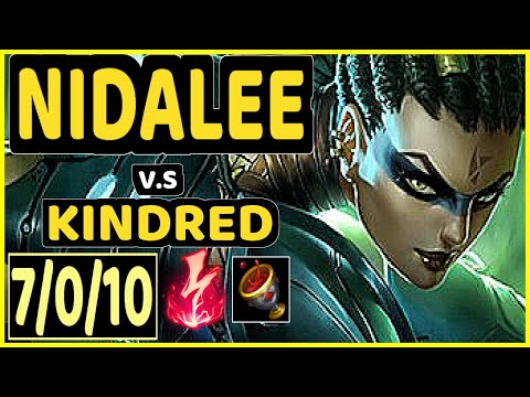 CANYON (NIDALEE) vs KINDRED - 7/0/10 KDA JUNGLE CHALLENGER GAMEPLAY - KR