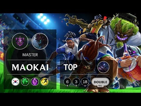 Maokai Top vs Jax - KR Master Patch 10.1
