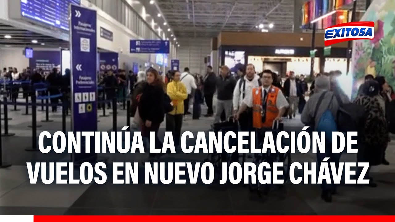 🔴🔵 Aeropuerto Jorge Chávez: Continúa la cancelación de vuelos nacionales en nuevo terminal