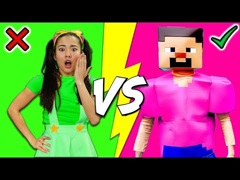 Ellie vs Jimmy One Color Challenge for 24 Hours | Ellie Sparkles | WildBrain Learn at Home