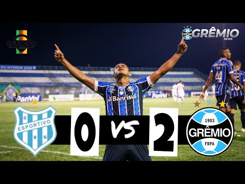 Esportivo 0 x 2 Grêmio | Gols | Gauchão 2021
