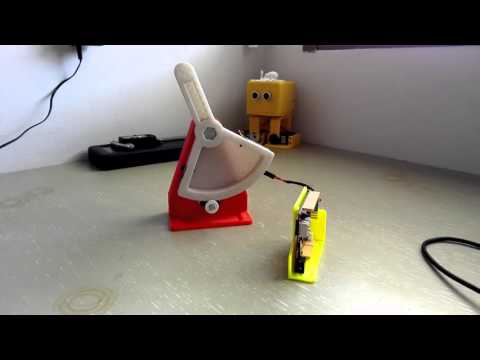 Virtual wall test with a redesign of the 3D printed Hapkit