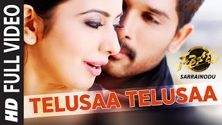 Telusa Telusa Song Lyrics - Sarrainodu