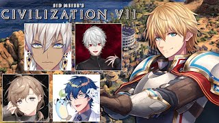自分の国を作ってみんなと奪い合え!!新作ストラテジーゲーム『 Sid Meier's Civilization VII 』 w/ひむ,葛葉,叶さん,レオス【 エビオ/にじさんじ 】