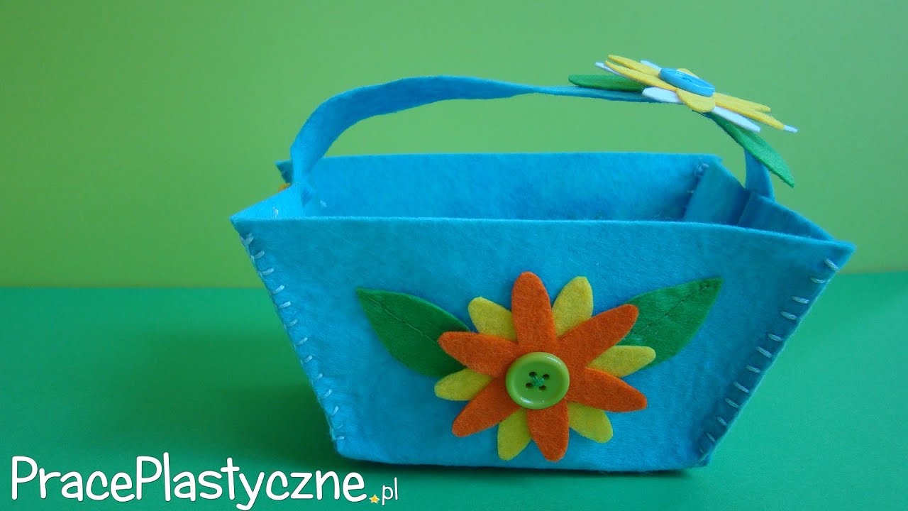 Koszyczek z filcu