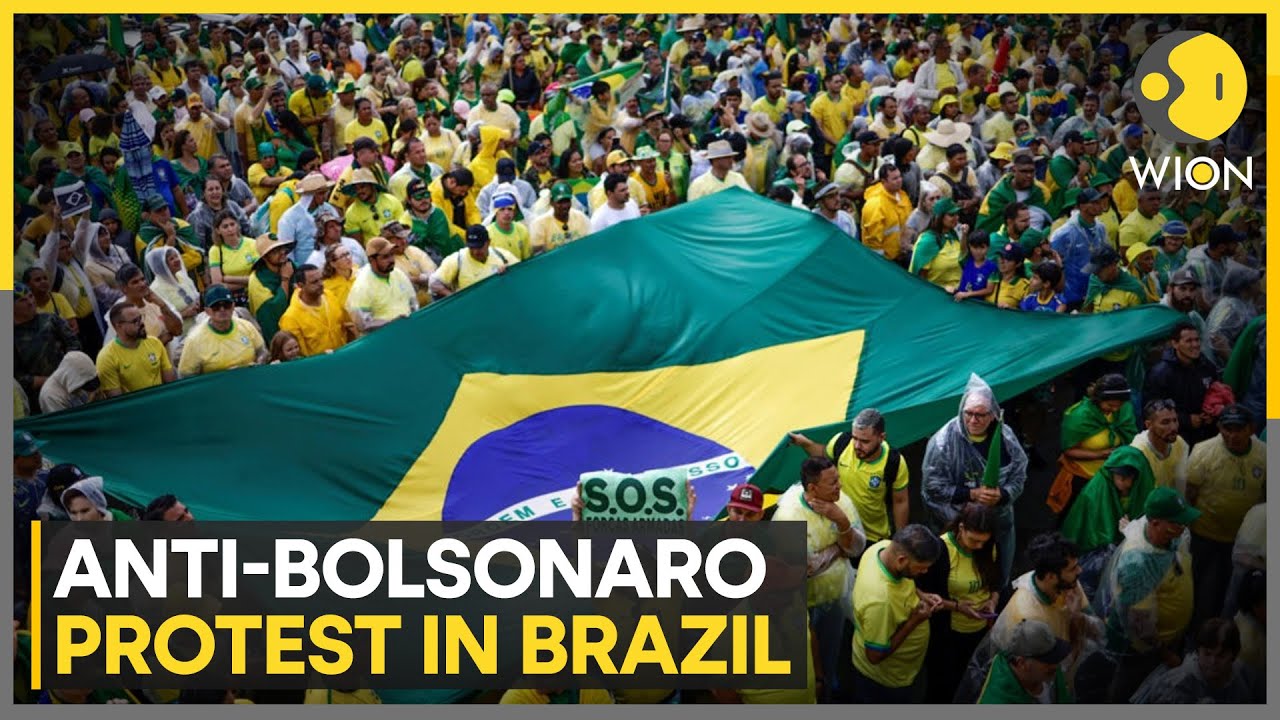 Brazil In Chaos: Thousands Rally After Bolsonaro Sentenced to 27 Years in Jail in Brazil | WION