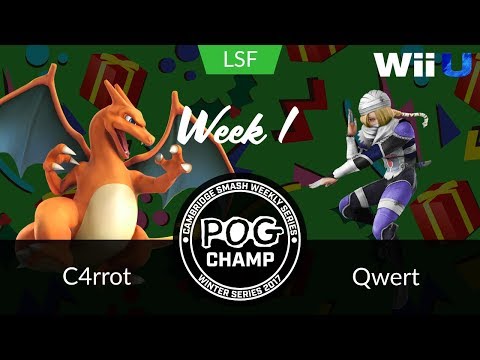 Pog Champ Winter W1 - Losers Semi-Finals - C4rrot (Charizard, Fox) vs. Qwert (Sheik)