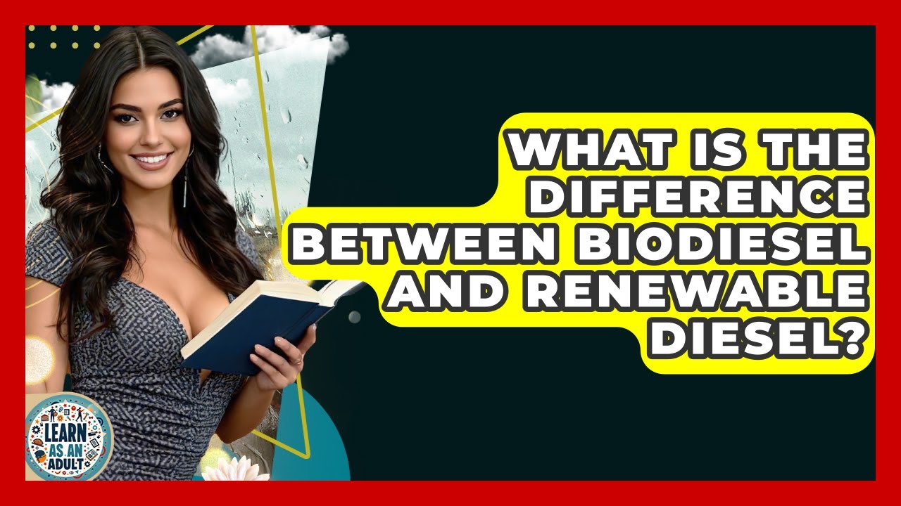 What Is The Difference Between Biodiesel And Renewable Diesel? - Learn As An Adult