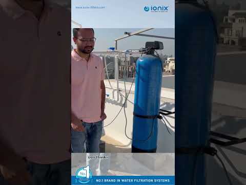 Ionix Ion Exchange Technology Based Automatic Water softener WSA-01 model, India's First 3 Stage water softner with High capacity Calcium Holding Resin , Easy maintenance with Automatic Regenration