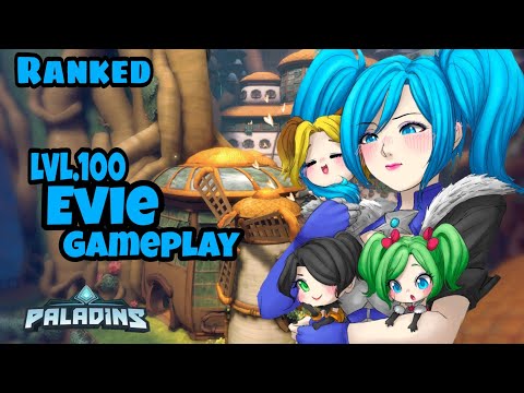 LE CLUTCH AVEC EVIE EN RANKED ?!  | Paladins Ranked Gameplay [FR PS4]