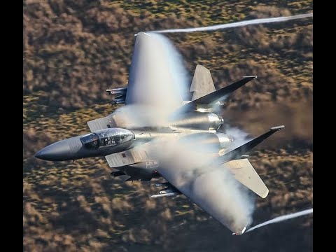 Ever wonder how an F-15E conducts low-level maneuvers in the Mach Loop in Wales?