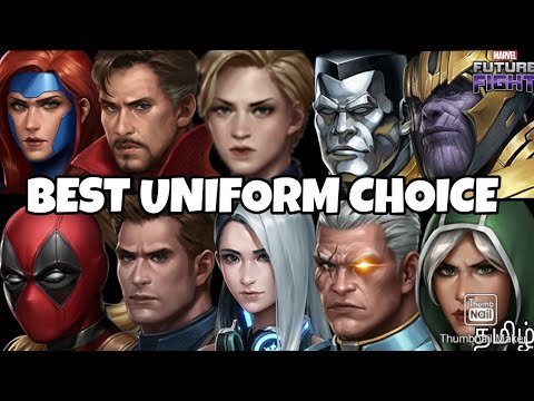 marvel future fight top 10 uniforms (தமிழ்)