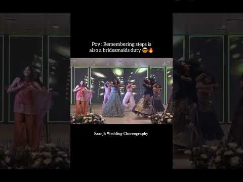 Bridesmaids Wedding Dance #aitheyaasong #bridesquad  #sangeetdance #bridesmaids