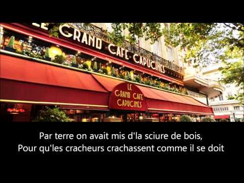 Charles Trenet Le Grand Café - PAROLES