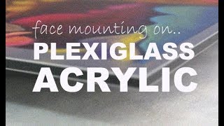 Face Mounting Prints on #PlexiGlass / #Acrylic - Modern Seamless Fine Art Display