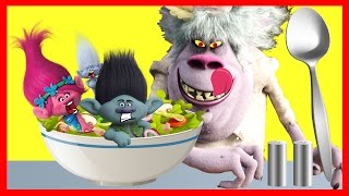 Dreamworks TROLLS BERGENS Chef Makes an Icky Poppy Salad Part 2 - Ellie Sparkles